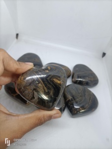 Piedra de Corazón de Estromolita Natural Pulida, Cristal Curativo, Fósil de Corazón para Meditación, Reiki, Energía de Chakras, Venta al por Mayor - Product Image 3