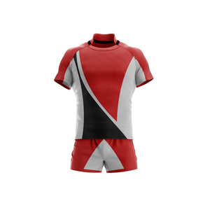 Ensemble de maillots de rugby haut de gamme en polyester durable, conception personnalisée d'usine OEM, vente en gros, exportation mondiale - Product Image 1