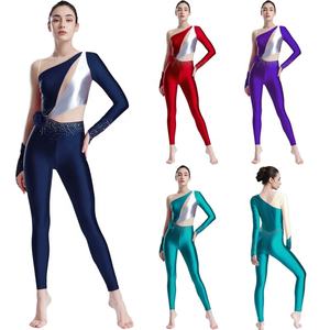 Womens Seamless <b>Shapewear</b> <b>Bodysuit</b> Figure Skating Jumpsuit Gymnastics Costume For Dance Performances Women Wholesale Used - Product Image 1