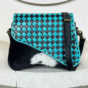 Sac bandoulière personnalisé en cuir de vachette fait main, collection Mars 2026, sac à rabat à carreaux tendance de qualité supérieure, sur mesure - Product Image 4