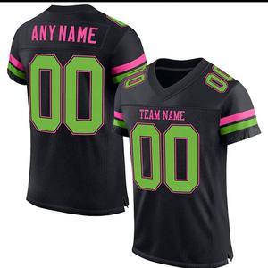 Nouvel ensemble de maillot de football personnalisé, tenue de sport pour hommes, sublimation respirante, maillot de fan de football américain - Product Image 1
