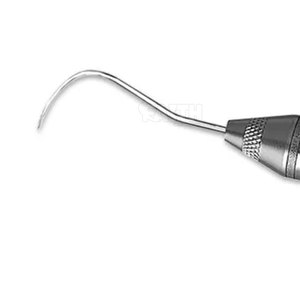 DENTRIC IMPLANTS Double End Endo Explorer, manche en acier satiné épais # 6 sources d'alimentation manuelles, poignée ergonomique, certifiées CE Classe I - Product Image 5