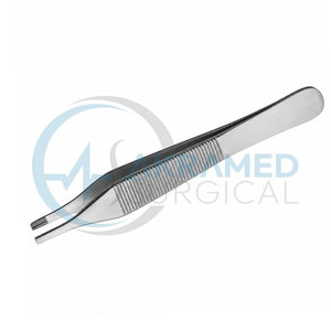 Pinzas para Tejidos Adson Brown con Puntas de Precisión, Acero Inoxidable, Instrumento Quirúrgico ORL, Certificado CE, Herramienta Médica Reutilizable - Product Image 5