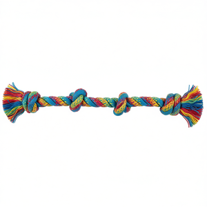 เชือกเล่นสำหรับสัตว์เลี้ยง ผ้าฝ้ายหลากสี ขนาด 54 ซม. - Product Image 2