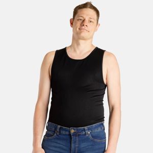 Factory Manufacturer tank Top High Quality 200gsm Wholesale Blank tank Top Polyester Spandex <b>Split</b> Gym Man tank Top - Product Image 3