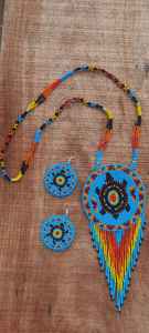 Conjunto de collar de cuentas premium diseñado para bodas tradicionales, fiestas y un estilo de joyería étnica elegante. - Product Image 6