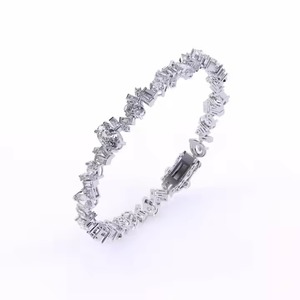 Elegant Design Multi Shape Diamond <b>Bracelet</b> in Rose Gold For Women Moissanite Diamond <b>Bracelet</b> At Reasonable Price - Product Image 2