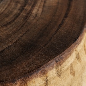 Natural Wood Accent Stool <b>Rustic</b> Side Table Handmade Solid Timber Furniture for Hotel Resort Villa - Product Image 3