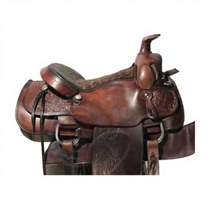 อานม้าโปโลคุณภาพระดับพรีเมี่ยมพร้อมอุปกรณ์ทองเหลืองสำหรับอานขี่ม้าแข่งและขี่ม้า - Product Image 1