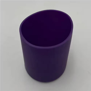 Copa para dados redonda de color morado, diseño minimalista moldeado, duradera para almacenamiento de dados - Product Image 1