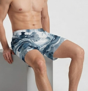 Shorts de sport en molleton épais pour homme, personnalisables, sublimation intégrale, 100% coton, fabrication OEM - Product Image 3