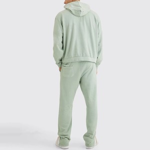 Nuevo Diseño, Chándal Informal con Capucha de Invierno de Primera Calidad, Lavado Ácido, Estilo Desgastado, Transpirable, 100% Algodón, para Hombre - Product Image 2