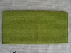 Manta de Silla de Montar de Lana de Nueva Zelanda Verde Sólida, Almohadilla para Caballo Estilo Western, Suave, Transpirable y Duradera, Tela para Silla de Montar Ecuestre - Product Image 3