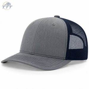 Gorra Trucker Personalizada al por Mayor, Marrón y Blanca, de 6 Paneles |   Gorra de malla bordada con cierre a presión, fabricada en Vietnam, OEM/ODM - Product Image 4