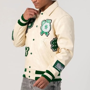 Chaqueta Varsity Personalizada al por Mayor, Chaqueta Bomber de Béisbol con Parche de Chenille, Fabricante de Marca Privada con Logotipo Personalizado OEM - Product Image 3
