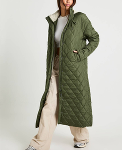 Parka matelassée en coton résistante à l'usure 2026 pour femme, doudoune d'extérieur pour la randonnée et l'alpinisme, avec doublure matelassée et capuche - Product Image 2