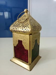 Linterna marroquí hecha a mano soporte de luz de té decoración del hogar de Metal de hierro para uso de velas - Product Image 2