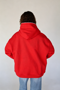 Sweat-shirt à capuche surdimensionné personnalisé pour hommes, en molleton épais 400 g/m², coupe décontractée avec épaules tombantes, idéal pour le quotidien - Product Image 2