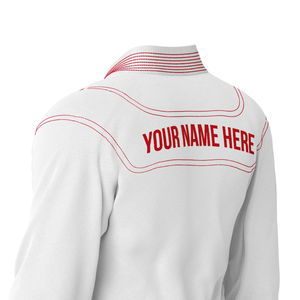 White BJJ Gi Uniform 100% Cotton Pearl Weave Breathable Regular Fit Adult Martial Arts Wear <b>Black</b> <b>Belt</b> Included Private Label - Product Image 4