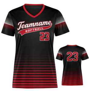 เสื้อซอฟต์บอลแขนสั้นสำหรับฤดูร้อน เนื้อผ้านุ่ม สวมใส่สบาย ระบายอากาศได้ดี แห้งเร็ว เหมาะสำหรับการฝึกซ้อม - Product Image 2