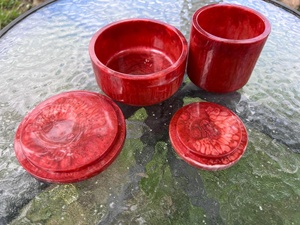 New Arrival Handmade Collection Luxury Decorative Resin Jar Set Storage Tray Eco-friendly Heat-Resistant <b>Microwave</b> Safe - Product Image 2