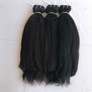 12a Grade Raw Indian Hair Unprocessed Raw Indian Bone Straight Human Hair Cuticle Aligned Virgin Hair Weave Bundles - Product Image 6