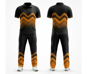 Custom <b>Cricket</b> Jersey and Trouser Sublimation Printed | Men Women Youth <b>Cricket</b> Wears Polo Shirt and Trouser Full Team Outfit - Product Image 2