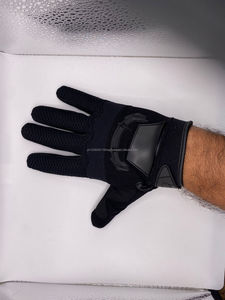 Gants de moto tout-terrain en cuir d'agneau véritable sur mesure, à doigts entiers, en cuir Zep uni ZL-MCG22 - Product Image 3