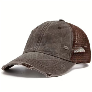 Casquette de camionneur tendance, design en maille légère, coupe confortable, idéale pour le style urbain et les activités de plein air - Product Image 2