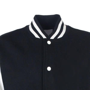 Custom College Varsity <b>Jacket</b> Wholesale Blank Formal <b>Canvas</b> Spring Unisex Football Jersey 2026 with original leather sleeves - Product Image 3