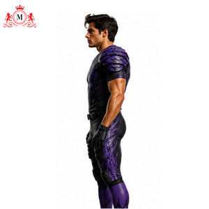 Uniforme de football américain léger et respirant pour hommes adultes, 100% polyester, design personnalisé, édition équipe - Product Image 6