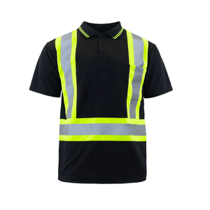 เสื้อโปโลนิรภัยคุณภาพพรีเมียมแบบสะท้อนแสงสำหรับผู้ชาย OEM Supply - Product Image 1