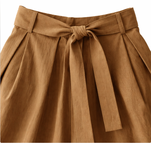 Jupe-pantalon large taille haute, fabricant de vêtements vietnamien, OEM ODM, vêtements pour femme, vêtements personnalisés, vente en gros de vêtements - Product Image 2