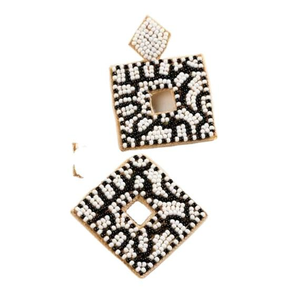 Perles de rocaille multicolores en forme de goutte, brodées à la main d'Inde, bijoux de mode pour femmes et filles par MULTI CRAFT - Product Image 5
