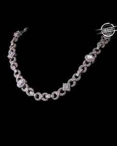 Chaîne cubaine unisexe en moissanite diamantée, idéale pour les défilés de mode, les fêtes et les événements spéciaux, disponible à prix abordable – Offre exceptionnelle - Product Image 1