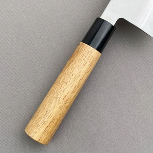Couteau de chef LEGACY BLADES en acier japonais à haute teneur en carbone, forgé à la main, manche en bois naturel, ambidextre, finition hautement polie, compatible lave-vaisselle - Product Image 5