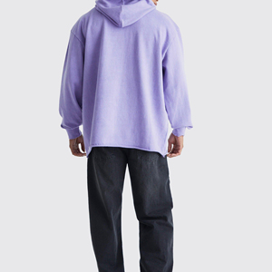 Sweat-shirts surdimensionnés en coton mélangé pour homme, imprimés rétro, style streetwear vintage, en tricot épais - Product Image 2