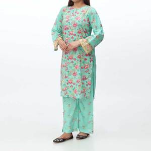 บอดี้สูทพิมพ์ลายดิจิตอลของผู้หญิง2ชิ้นชุดสนามหญ้าที่หรูหราคอลเลกชัน PS4100 - Product Image 2