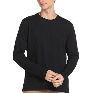 Camiseta de Manga Larga para Hombre, Elegante, con Logotipo Personalizado, Etiqueta Privada, Cuello Redondo, Estilo Urbano - Product Image 2