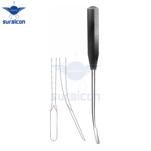เครื่องมือขูดกระดูกพร้อมด้ามเฟอร์โรเซลล์ ความยาว 25 ซม. / 10 นิ้ว ปลายขนาด 6 มม. สำหรับการผ่าตัดกระดูกอย่างแม่นยำ - Product Image 3