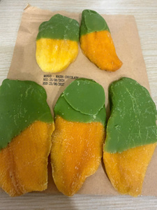 Mangues séchées vietnamiennes en vrac, enrobées de chocolat, matcha et fraises, assortiment de saveurs - Product Image 5
