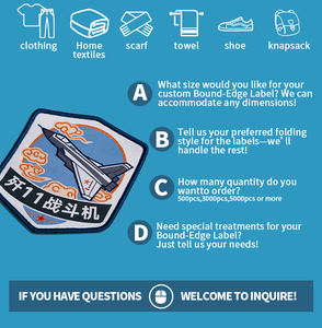 Brazaletes y distintivos de manga personalizados, logotipos escolares y de dibujos animados bordados, etiquetas de tela tejidas y con velcro - Product Image 6