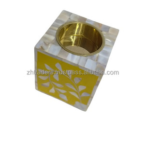 Quemador de incienso de resina y madre de perla hecho a mano de lujo elegante soporte Bakhoor fragancia perfecta para el hogar regalo de Ramadán y Eid - Product Image 1