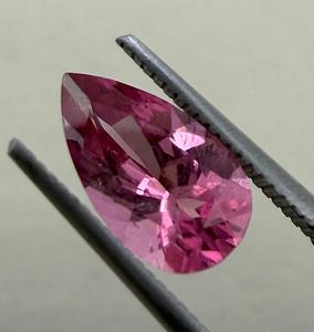 Natural Tourmaline Loose <b>Stone</b> Genuine Pink Pear Brilliant Cut Jewelry Making Ring Pendant Collector Gift rare Gems 1.28 Cts - Product Image 2