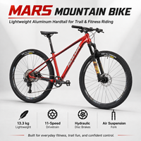 Offroad-MTB 27,5/29 Zoll Aluminiumlegierung-Rahmen 11-Gang 160mm Hydraulische Scheibenbremse Komponenten