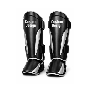 Espinilleras para Muay Thai, Kickboxing, MMA, Entrenamiento y Combate, Protector de Empeine, Espinilleras Protectoras para Piernas - Product Image 5
