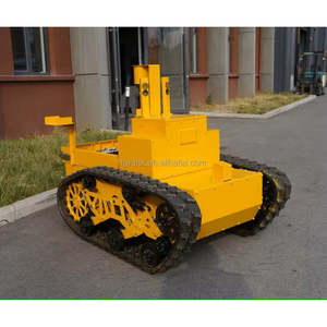Multifunctional Wireless Fire Extinguishing <b>Robot</b> Chassis Rubber Track Tank Base For Smart <b>Robot</b> Applications - Product Image 4