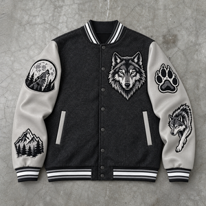 Vestes de baseball pour hommes, style universitaire, vêtements décontractés, streetwear, inspiration rétro, tenue de week-end, vêtements de loisirs - Product Image 2