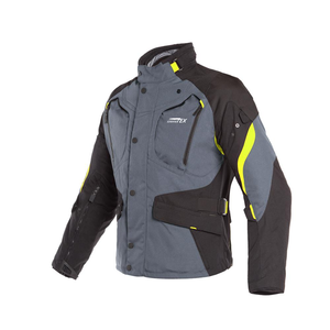 Men's Full Sleeve <b>Motorcycle</b> <b>Jacket</b> Olive Black Red Color Blocked Waterproof Textile All Seasons Adult Style - Product Image 3