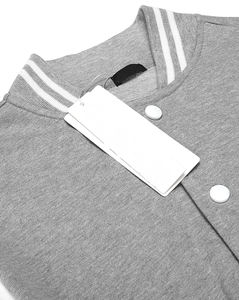 Baseball <b>Jacket</b> <b>for</b> <b>Men</b> Women Custom Varsity Letterman Bomber Style Stand Geometric Patchwork Hooded OEM ODM Fashion - Product Image 5